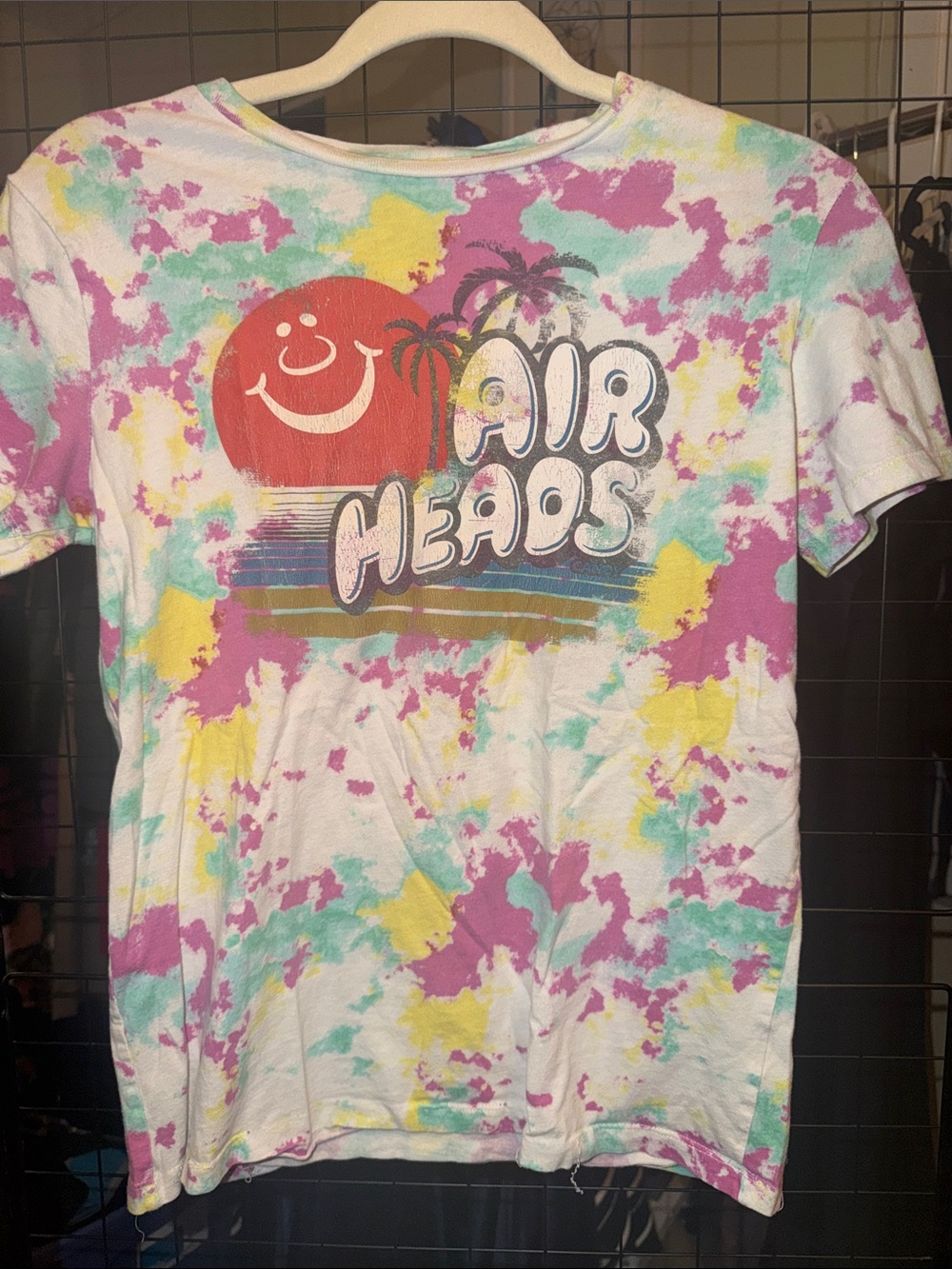 Airheads Candy Tie Dye T-Shirt Y XL 14-16